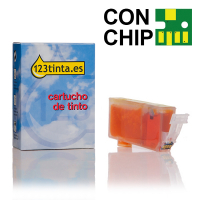 Canon CLI-521Y cartucho de tinta amarillo (marca 123tinta) 2936B001C 018458