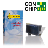 Canon CLI-526C cartucho de tinta cian (marca 123tinta) 4541B001C 018483