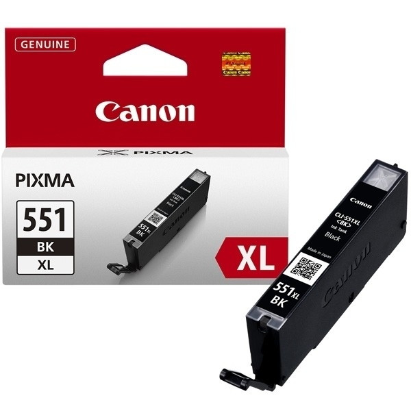 Canon CLI-551BK XL cartucho de tinta negro  (original) 901444 - 1