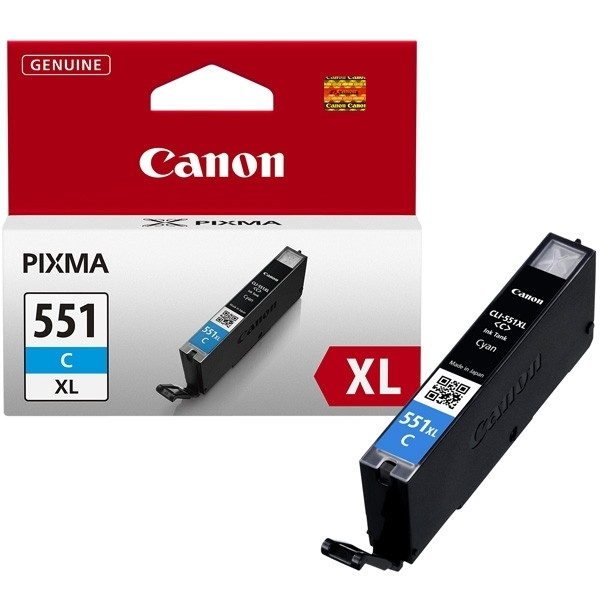 Canon CLI-551C XL cartucho de tinta cian (original) – imagen 3
