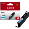 Canon CLI-551C XL cartucho de tinta cian (original)