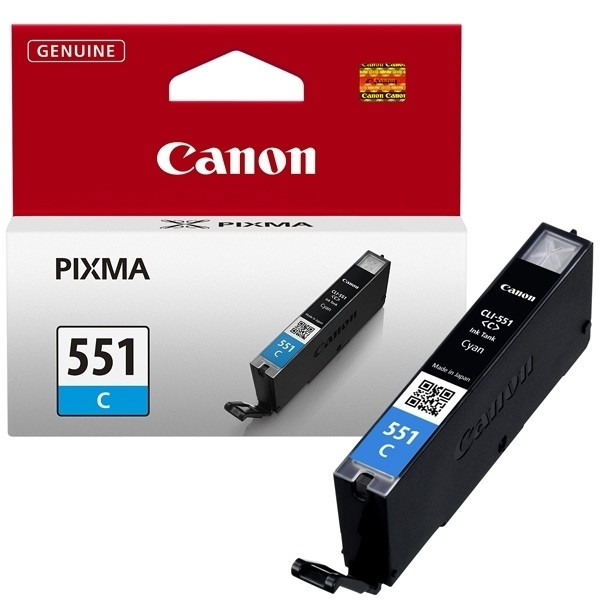 Canon CLI-551C cartucho de tinta cian (original) – imagen 3