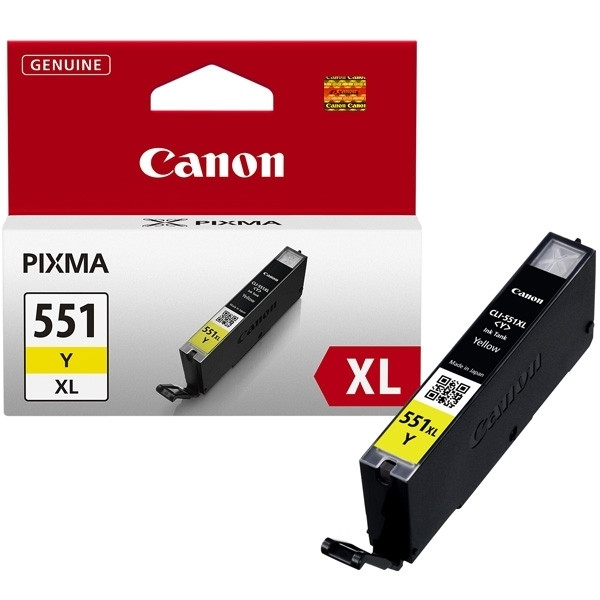 Canon CLI-551Y XL cartucho de tinta amarillo (original) – imagen 3