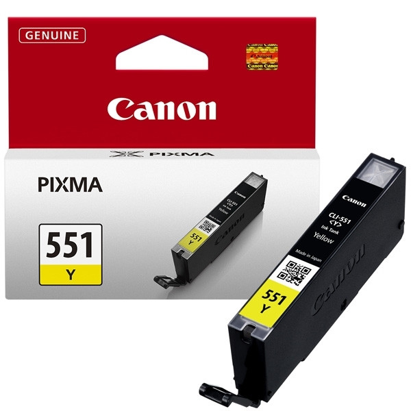 Canon CLI-551Y cartucho de tinta amarillo (original) 6511B001 900682 - 1