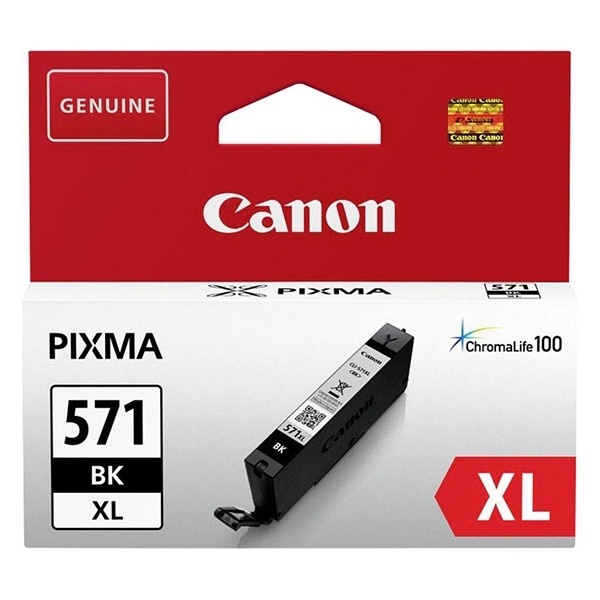Canon CLI-571BK XL cartucho de tinta negro (original) 0331C001 0331C001AA 017244 - 1