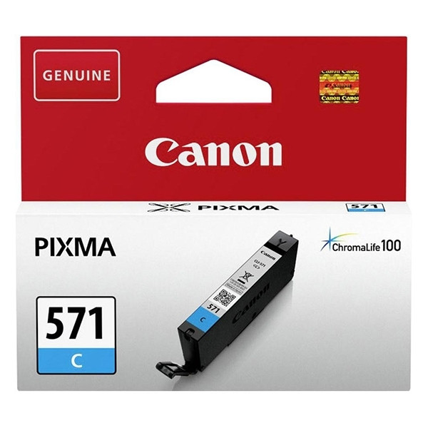 Canon CLI-571C cartucho de tinta cian (original) 0386C001AA 900677 - 1