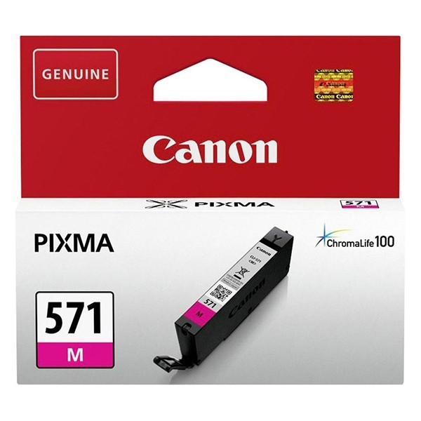 Canon CLI-571M cartucho de tinta magenta (original) 0387C001 0387C001AA 017250 - 1