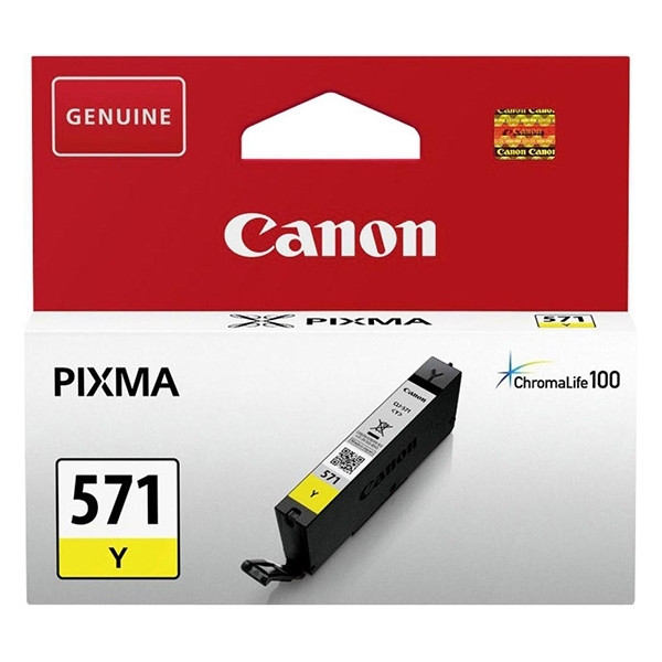 Canon CLI-571Y cartucho de tinta amarillo (original) 0388C001 0388C001AA 017254 - 1