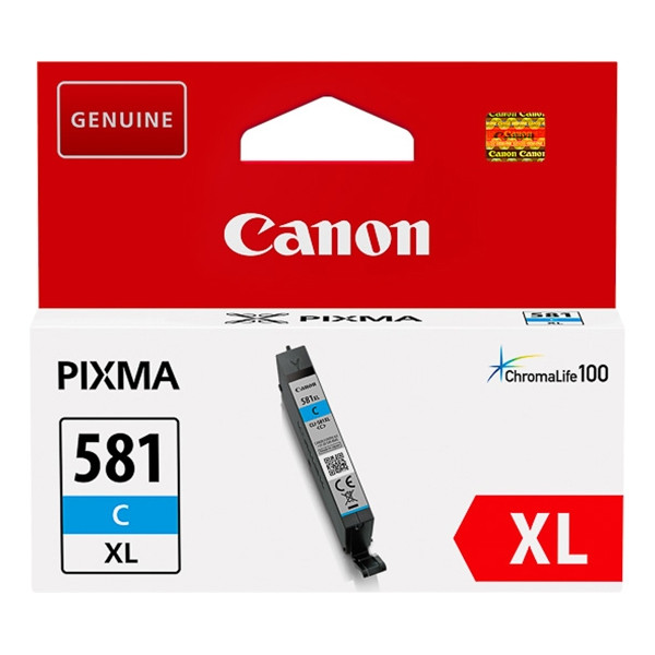 Canon CLI-581C XL cartucho de tinta cian (original) 2049C001 017452 - 1