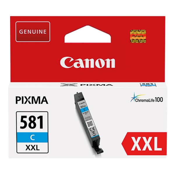 Canon CLI-581C XXL cartucho de tinta cian (original) 1995C001 017462 - 1