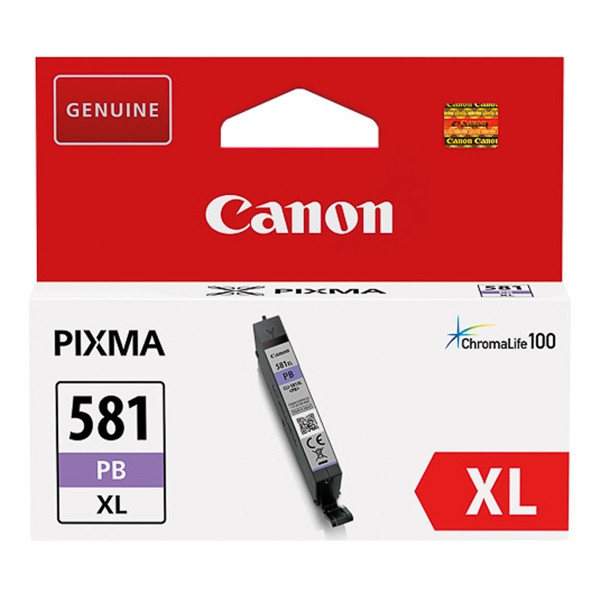 Canon CLI-581PB XL cartucho de tinta azul foto (original) 2053C001 017470 - 1