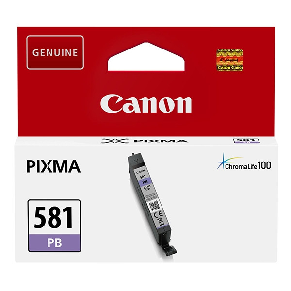 Canon CLI-581PB cartucho de tinta azul foto (original) 2107C001 017468 - 1