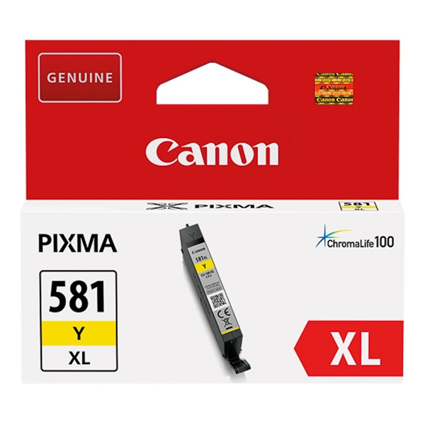 Canon CLI-581Y XL cartucho de tinta amarillo (original) 2051C001 017456 - 1