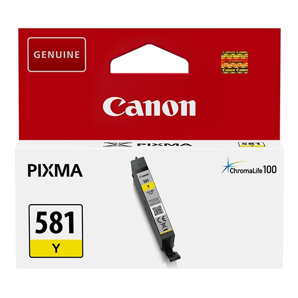 Canon CLI-581Y cartucho de tinta amarillo (original) 2105C001 017446 - 1