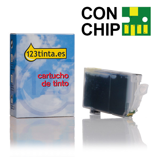 Canon CLI-8C cartucho de tinta cian (marca 123tinta) 0621B001C 018056 - 1