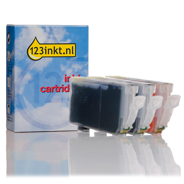 Canon CLI-8 cartuchos de tinta (marca 123tinta) | Pack 3 colores 132084 - 1