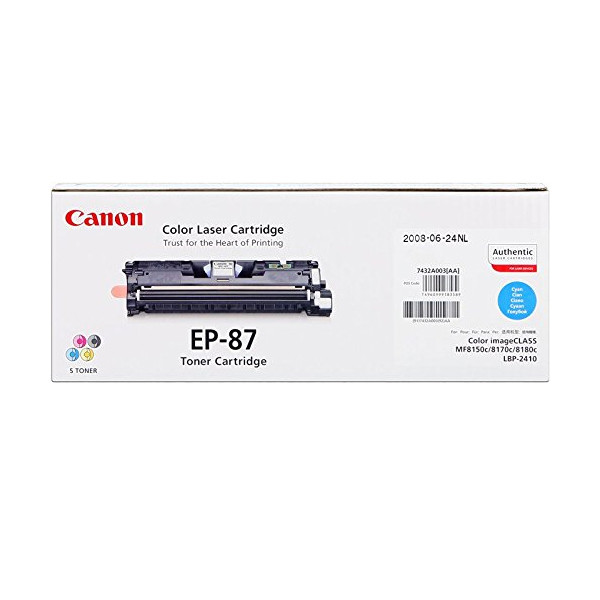 Canon EP-87C toner cian (original) 7432A003 032835 - 1