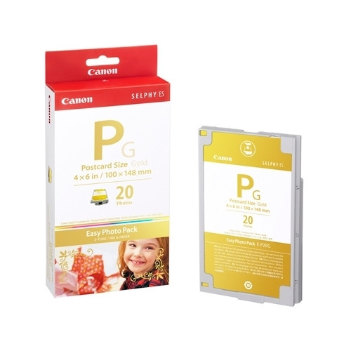 Canon Easy Photo Pack E-P20G Oro tamaño tarjeta postal (original) 2364B001 018182 - 1