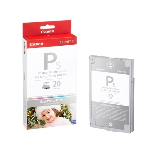Canon Easy Photo Pack E-P20S Plata tamaño tarjeta postal (original) 2365B001 018183 - 1