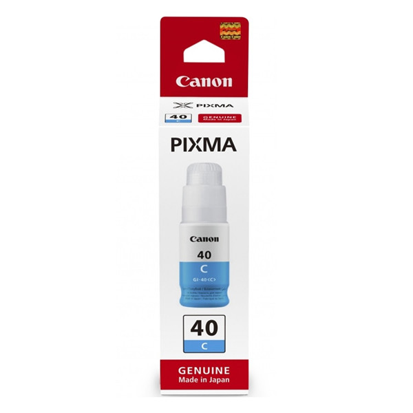 Canon GI-40C botella de tinta cian (original) 3400C001 017542 - 1