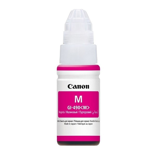 Canon GI-490M botella de tinta magenta (original) 0665C001 011676 - 1