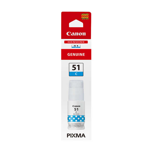 Canon GI-51C botella de tinta cian (original) 4546C001 016020 - 1