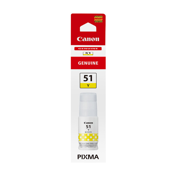 Canon GI-51Y botella de tinta amarillo (original) 4548C001 016024 - 1