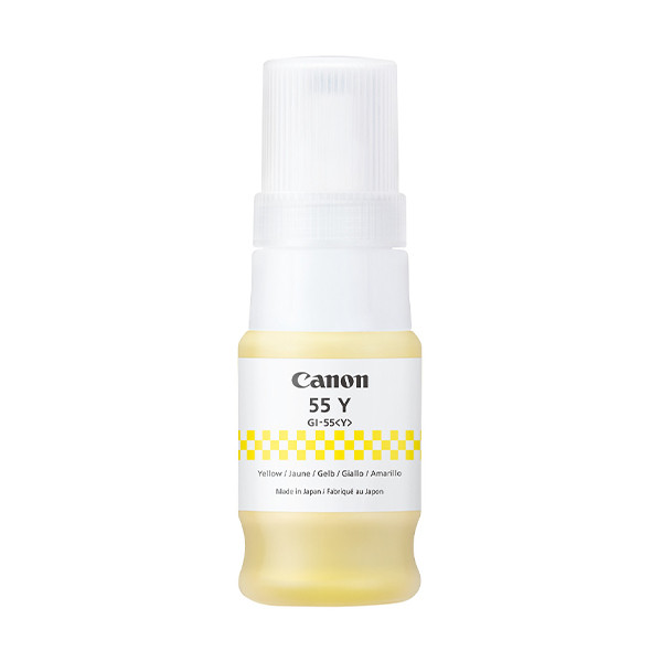 Canon GI-55Y botella de tinta amarillo (original) 6291C001 017638 - 1