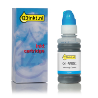 Canon GI-590C botella de tinta cian (marca 123tinta) 1604C001C 017397