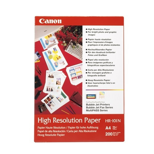 Canon HR-101N Papel alta resolución | A4 | 106g | 200 hojas 1033A001 064501 - 1