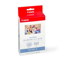 Canon KC-36IP cartucho de tinta + papel formato tarjeta de crédito (original) 7739A001AB 018010