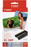 Canon KL-36IP cartucho de tinta + papel tamaño L (original) 7738A001AA 018005 - 1