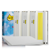 Canon KP-108IP/IN 3 cartuchos de tinta + papel tamaño postal (marca 123tinta)