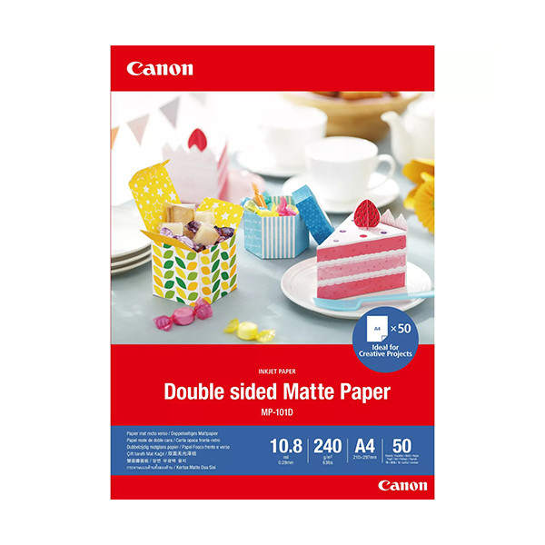 Canon MP-101D Papel mate de doble cara 240 gramos A4 (50 hojas) 154058 - 1