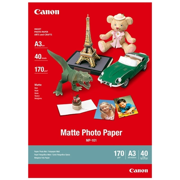Canon MP-101 Papel foto mate | A3 | 170g | 40 hojas 7981A008 150362 - 1