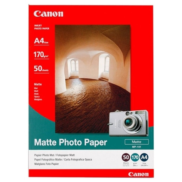 Canon MP-101 Papel fotográfico mate 170 gramos A4 (50 hojas) 7981A005AA 064510 - 1