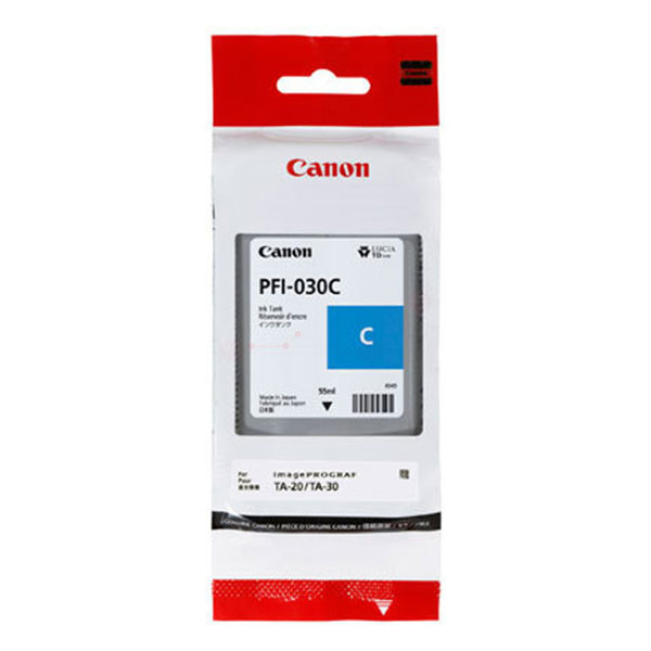 Canon PFI-030C cartucho de tinta cian (original) 3490C001 017530 - 1