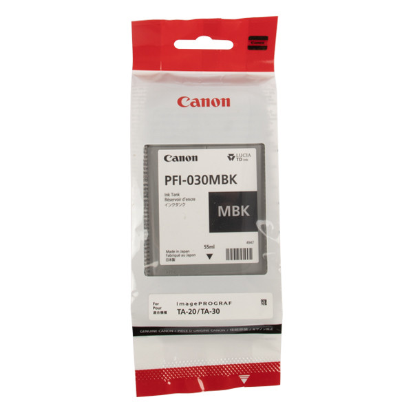 Canon PFI-030MBK cartucho de tinta negro mate (original) 3488C001 017526 - 1