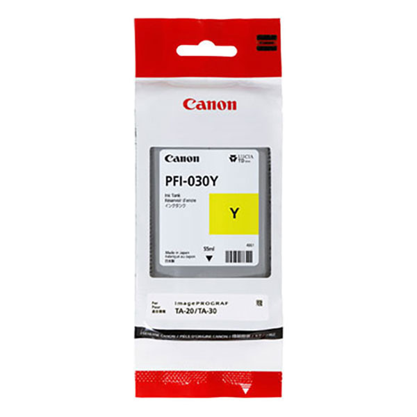 Canon PFI-030Y cartucho de tinta amarillo (original) 3492C001 017534 - 1