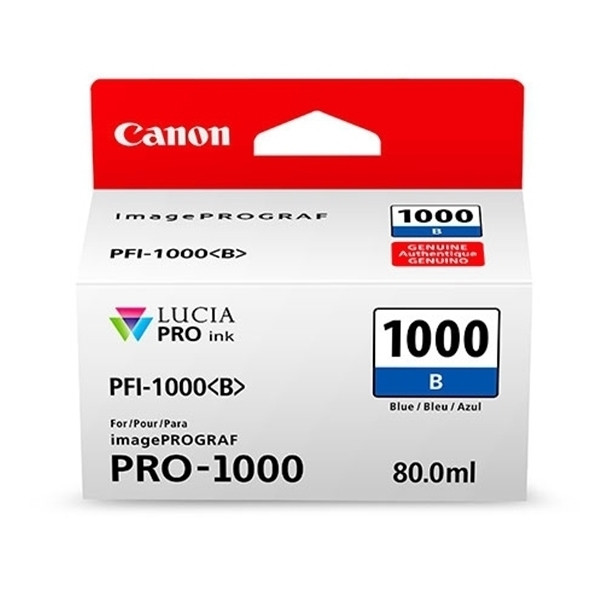 Canon PFI-1000B cartucho de tinta azul (original) 0555C001 010144 - 1