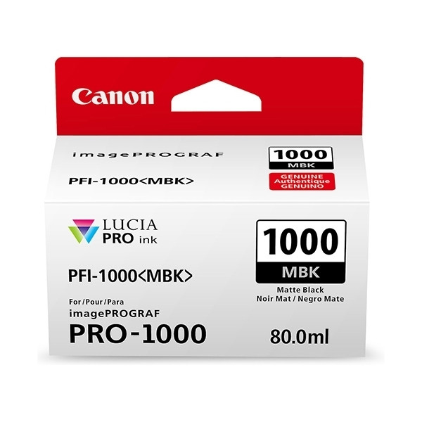 Canon PFI-1000MBK cartucho de tinta negro mate (original) 0545C001 010124 - 1