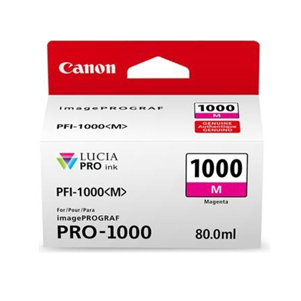Canon PFI-1000M cartucho de tinta magenta (original) 0548C001 010130 - 1