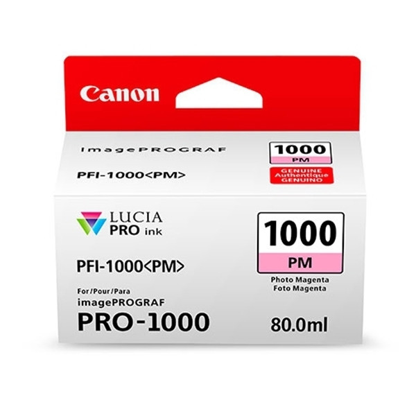Canon PFI-1000PM cartucho de tinta foto magenta  (original) 0551C001 010136 - 1