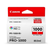 Canon PFI-1000R cartucho de tinta rojo (original) 0554C001 010142