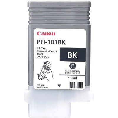 Canon PFI-101BK cartucho de tinta negro (original) 0883B001 018252 - 1