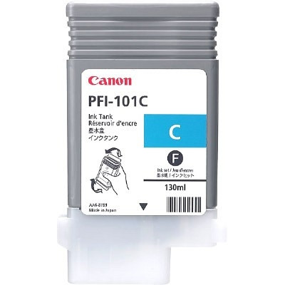 Canon PFI-101C cartucho de tinta cian (original) 0884B001 018254 - 1