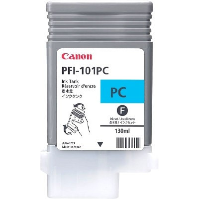 Canon PFI-101PC cartucho de tinta cian foto (original) 0887B001 018260 - 1