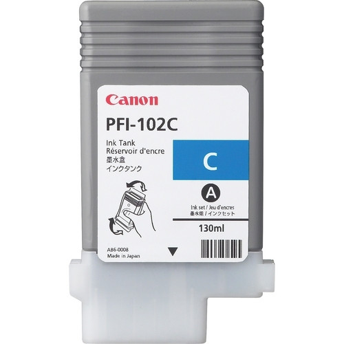 Canon PFI-102C cartucho de tinta cian (original) – imagen 2