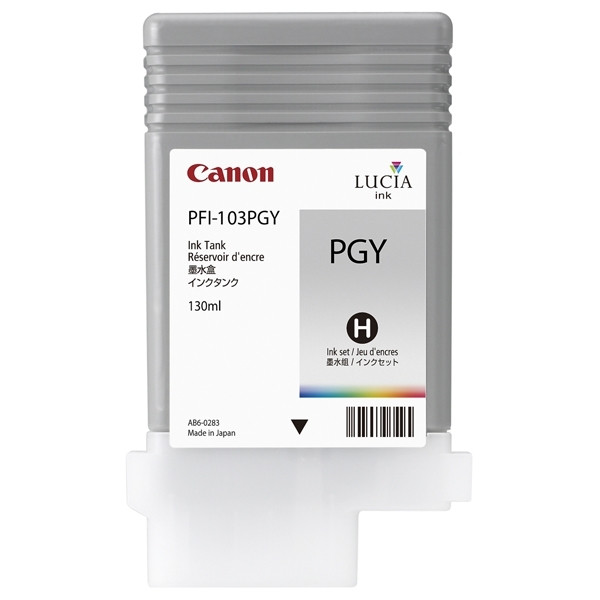 Canon PFI-103PGY cartucho de tinta gris foto (original) 2214B001 018277 - 1