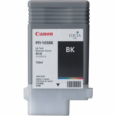 Canon PFI-105BK cartucho de tinta negro (original) 3000B005 018602 - 1